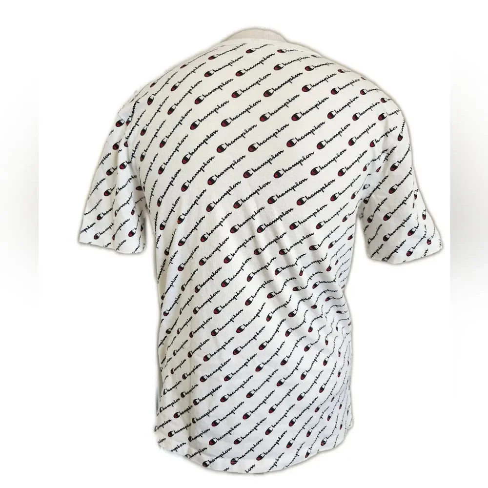 5/$55 Champion men's Medium logo tee t-shirt - Picture 2 of 4